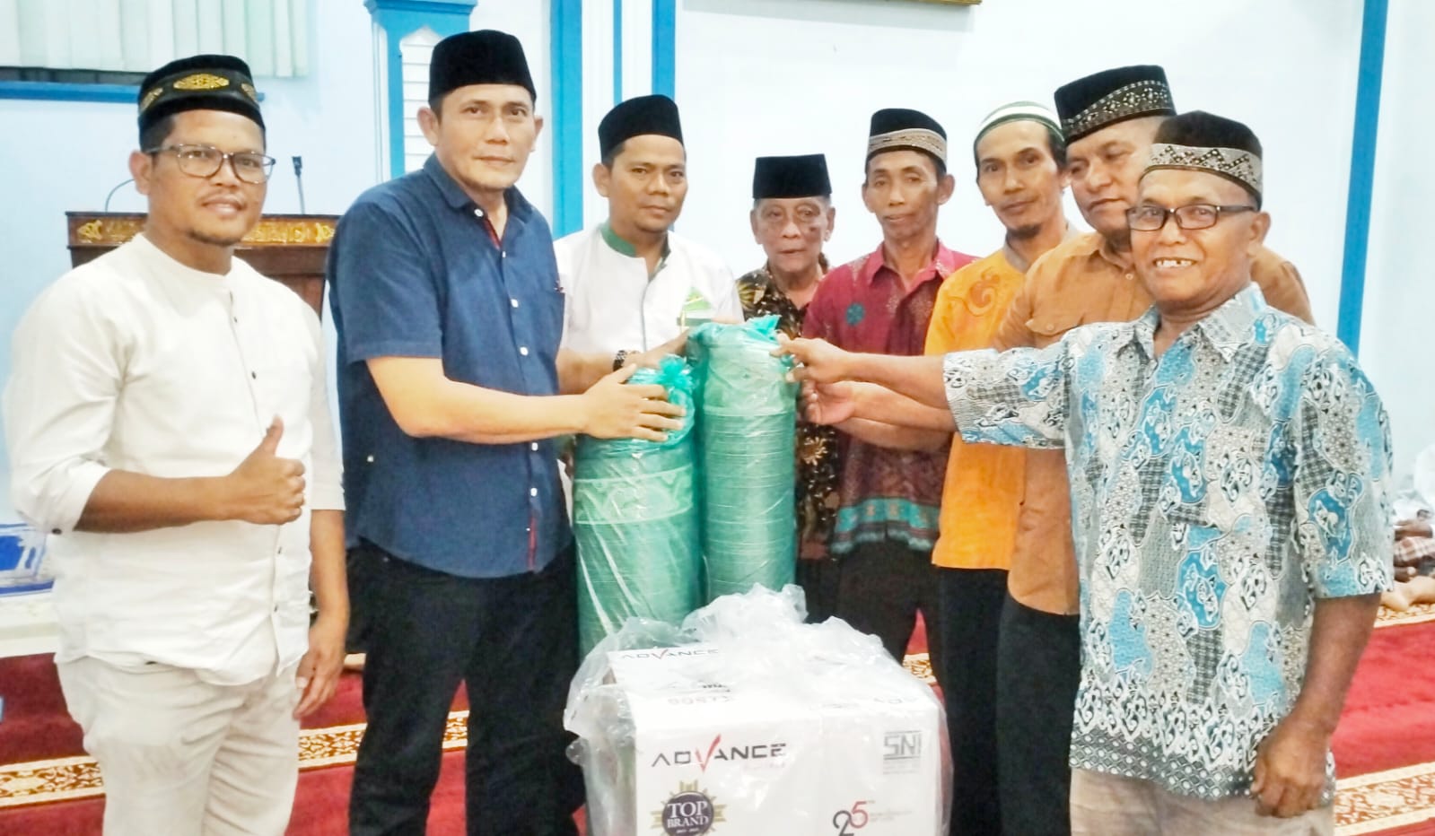 Kunjungan Tim Safari Ramadhan Kabupaten Simalungun ke Masjid Al-Ikhlas Pamatang Batu III Nagori Silou Malela