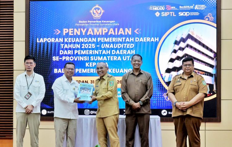 Bupati Simalungun Sampaikan LKPD 2025 Unaudited ke BPK Sumut, Perkuat Komitmen Transparansi & Akuntabilitas