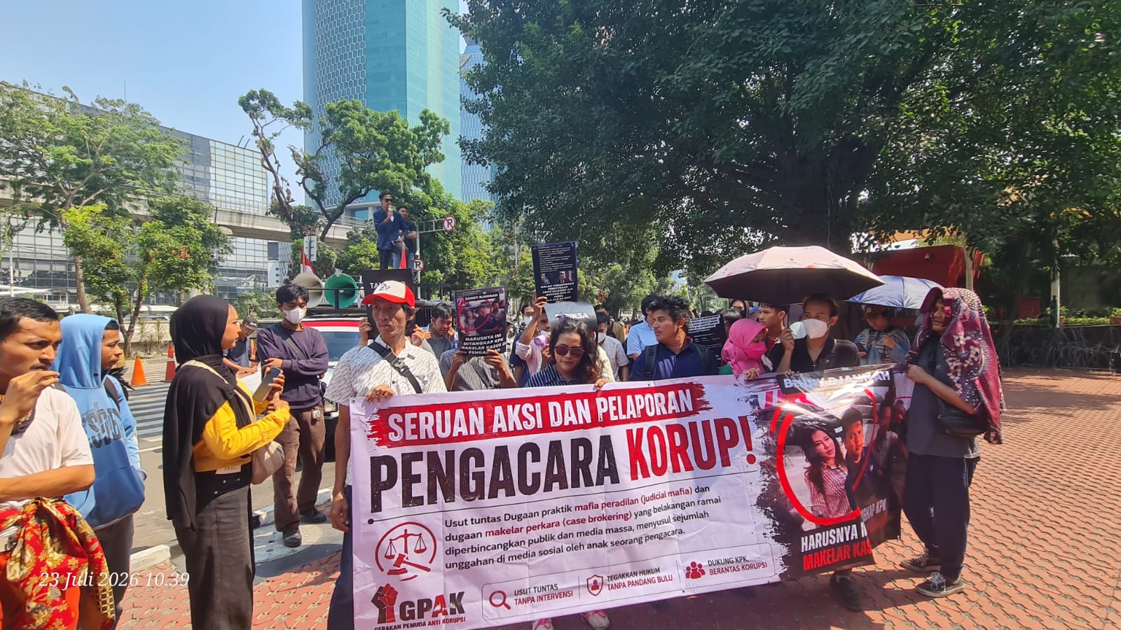 GPAK Gelar Unjukrasa di KPK, Laporkan Oknum Pengacara yang Diduga Pelaku Makelar Kasus