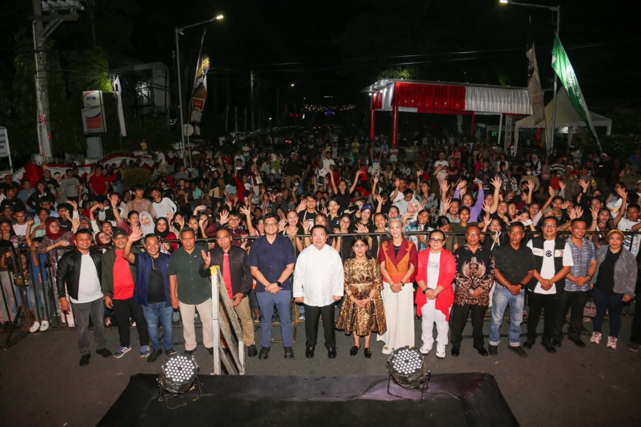 Hadiri Konser Merah Putih, Wali Kota Wesly Ajak Jadikan Semangat Kemerdekaan sebagai Energi Positif