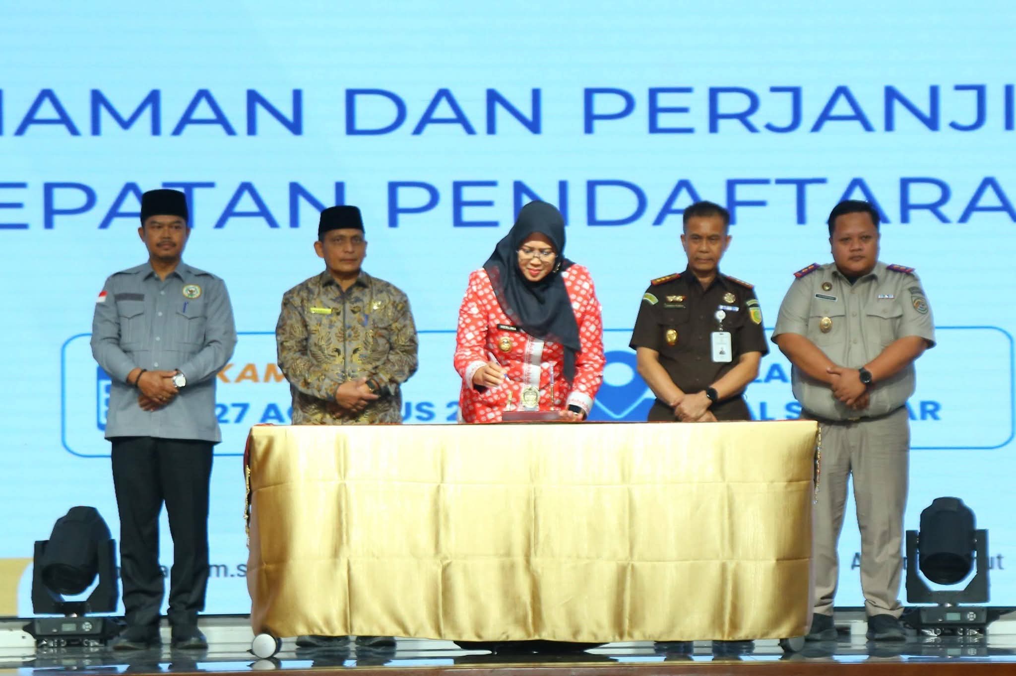 Pemko Pematangsiantar Tandatangani Nota Kesepahaman dan Perjanjian Kerja Sama Dukung Percepatan Pendaftaran Tanah Wakaf