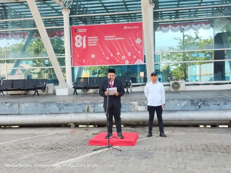 Pelindo Multi Terminal Branch Sibolga Gelar Upacara HUT ke-81 Kemerdekaan RI