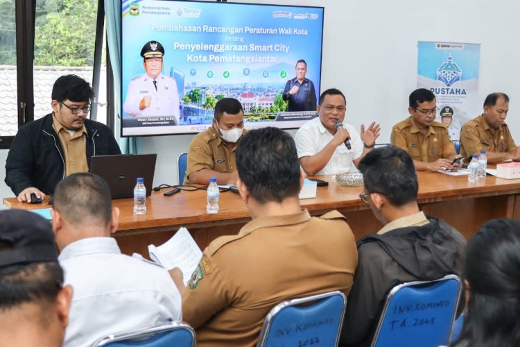 Dinas Kominfo Pematangsiantar Bahas Rancangan Perwa Penyelenggaraan Pematangsiantar Smart City