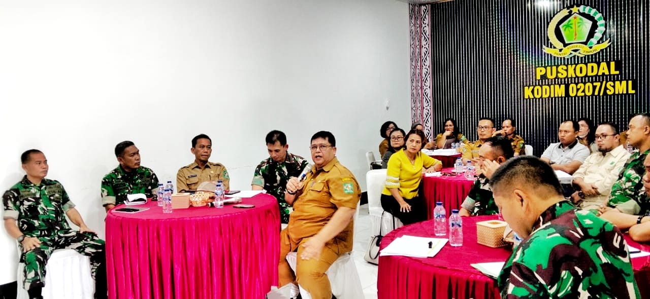 Percepat Pembangunan KDKMP, Pemkab Simalungun Gelar Rakor Bersama TNI