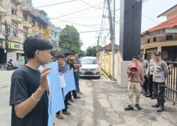 Baru Menjabat Sebagai Kapolres Tebing Tinggi AKBP Hotmartua Ambarita, di Demo mahasiswa