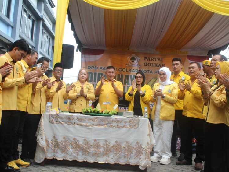 Golkar Pematangsiantar Bagikan 1.000 Paket Sembako, Mangatas Ajak Kader Tetap Solid Menuju Pemilu 2029