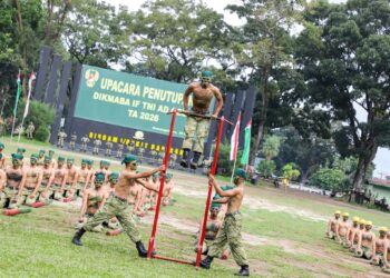 Penutupan Dikmaba Inf TNI AD Gelombang III TA 2026 di Rindam I/BB