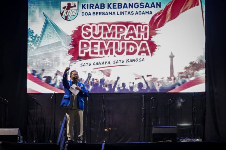 Kirab Kebangsaan dan Doa Bersama Lintas Agama, Wali Kota Wesly Bacakan Ikrar Pemuda