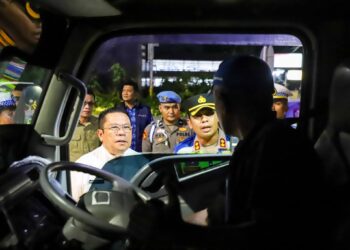 Wali Kota Wesly dan Kapolres Pematangsiantar AKBP Dhana Sosialisasi Operasi Patuh Toba 2026