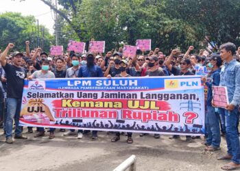 LPM Suluh Desak PLN UID Sumatera Utara Transparan Terkait Uang Jaminan Nasabah