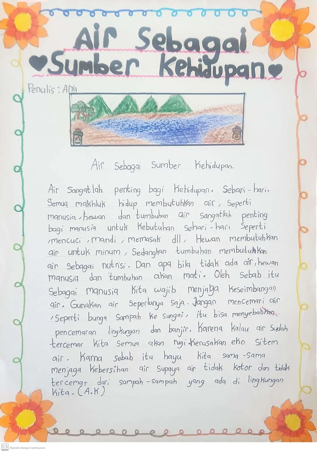 Air Sebagai Sumber Kehidupan