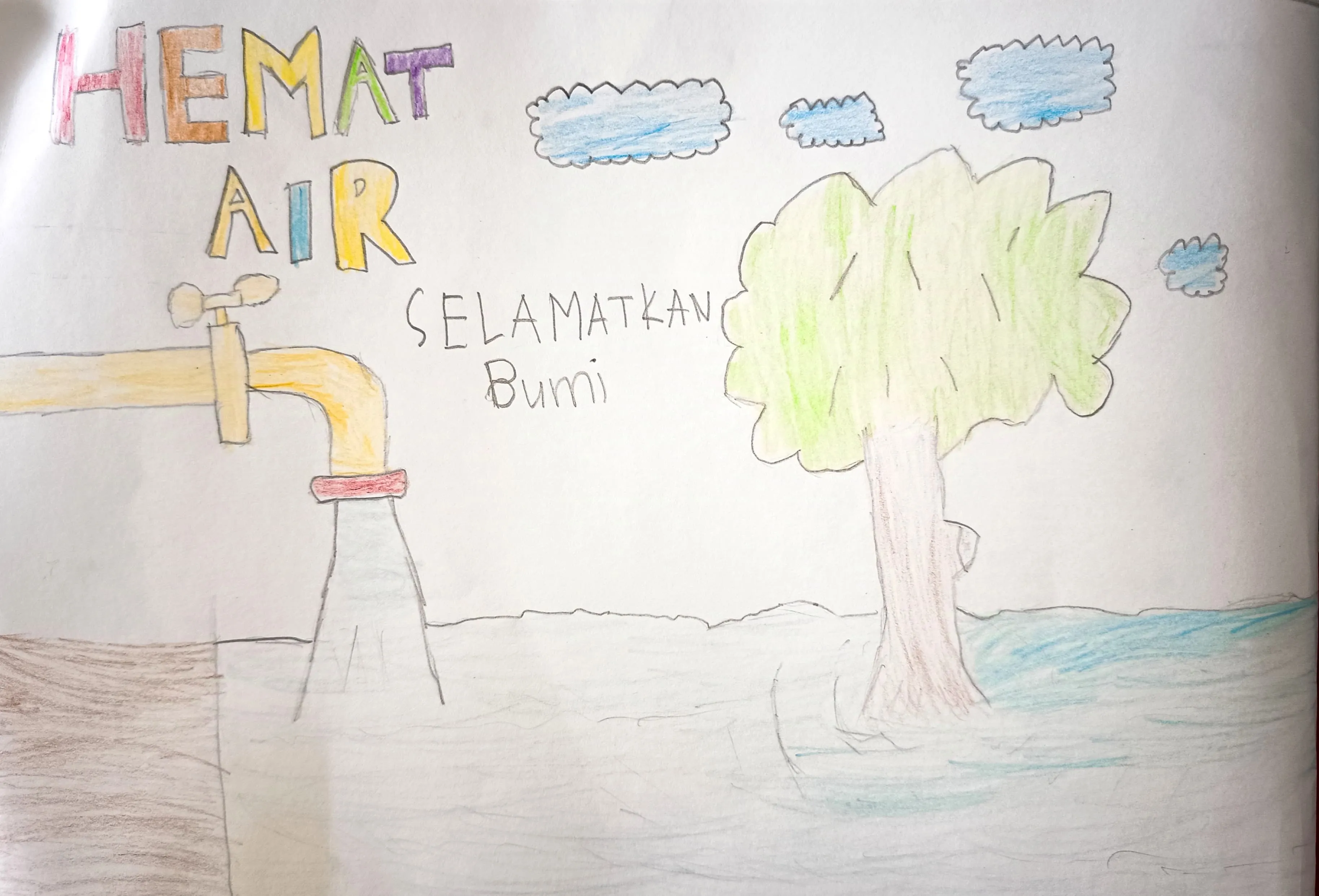 Poster Hemat Air