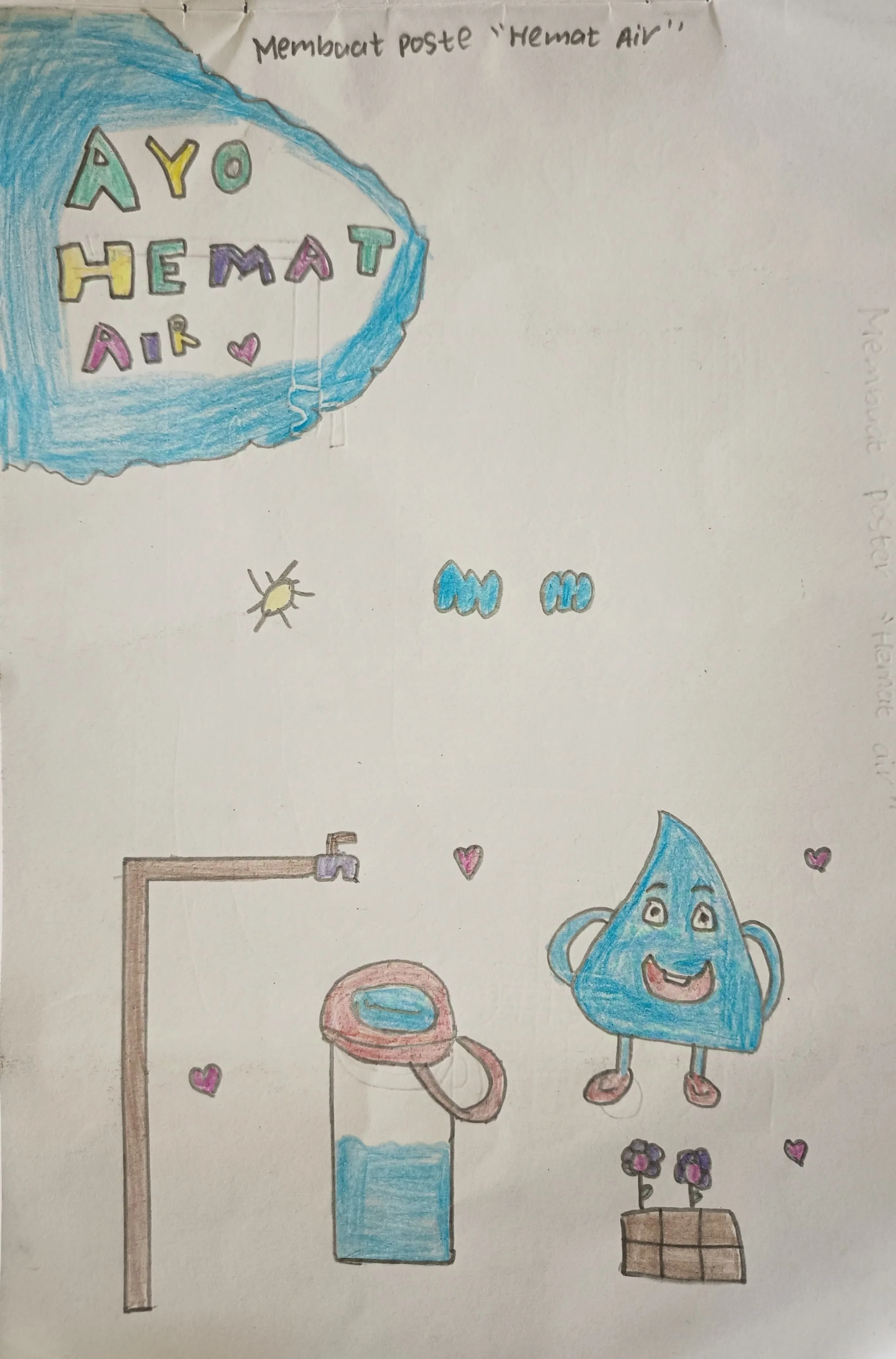 Poster Hemat Air