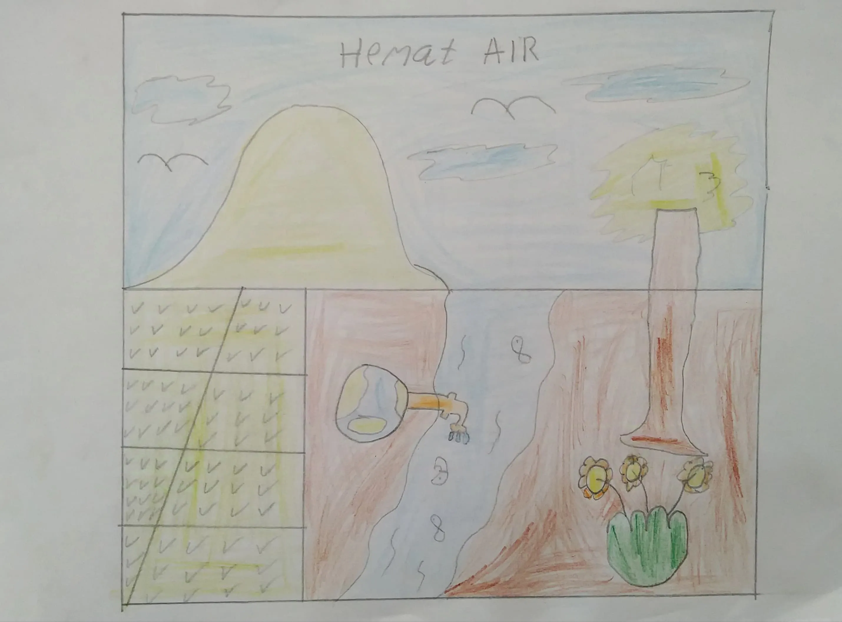 Poster Hemat Air