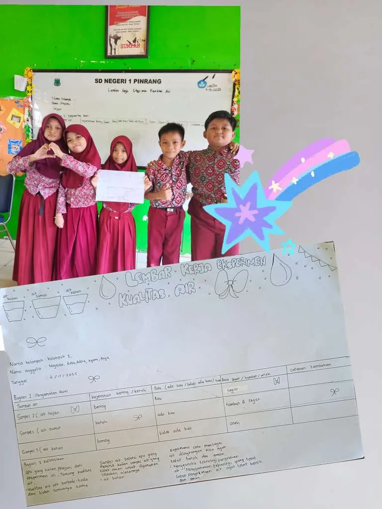 Melakukan eksperimen pengamatan air