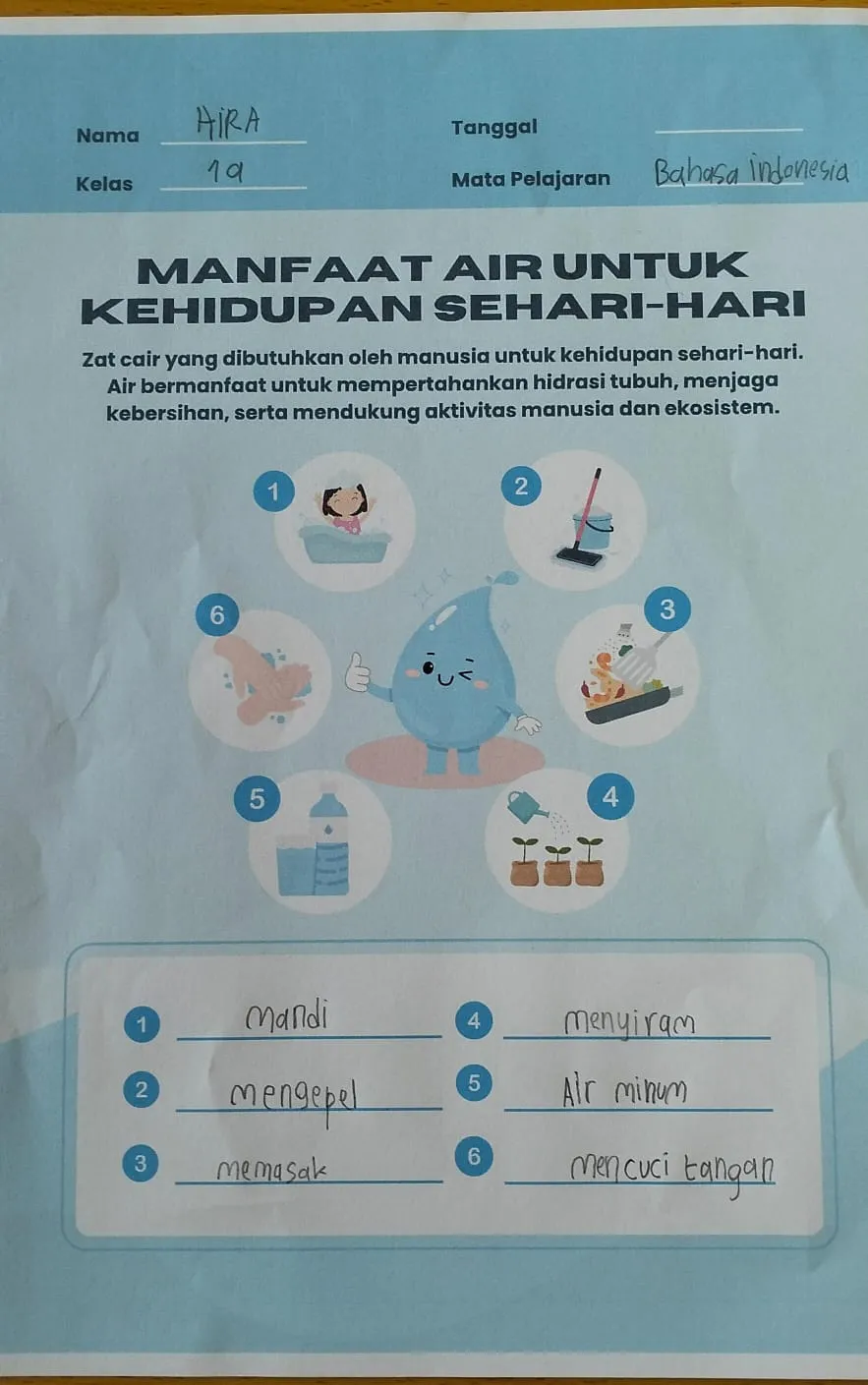 Manfaat air untuk kehidupan sehari-hari