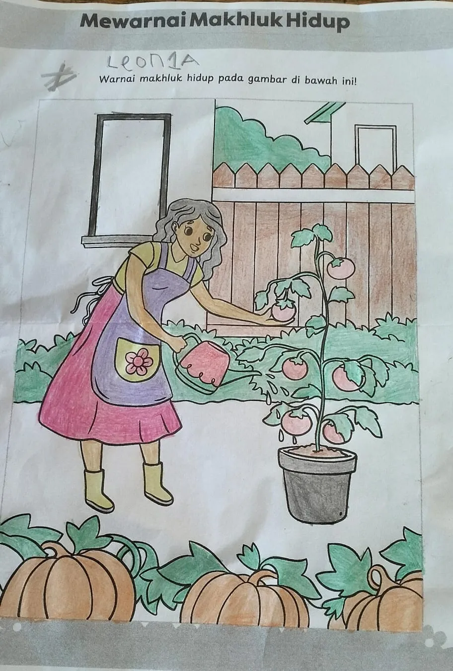 Mewarnai gambar manfaat air