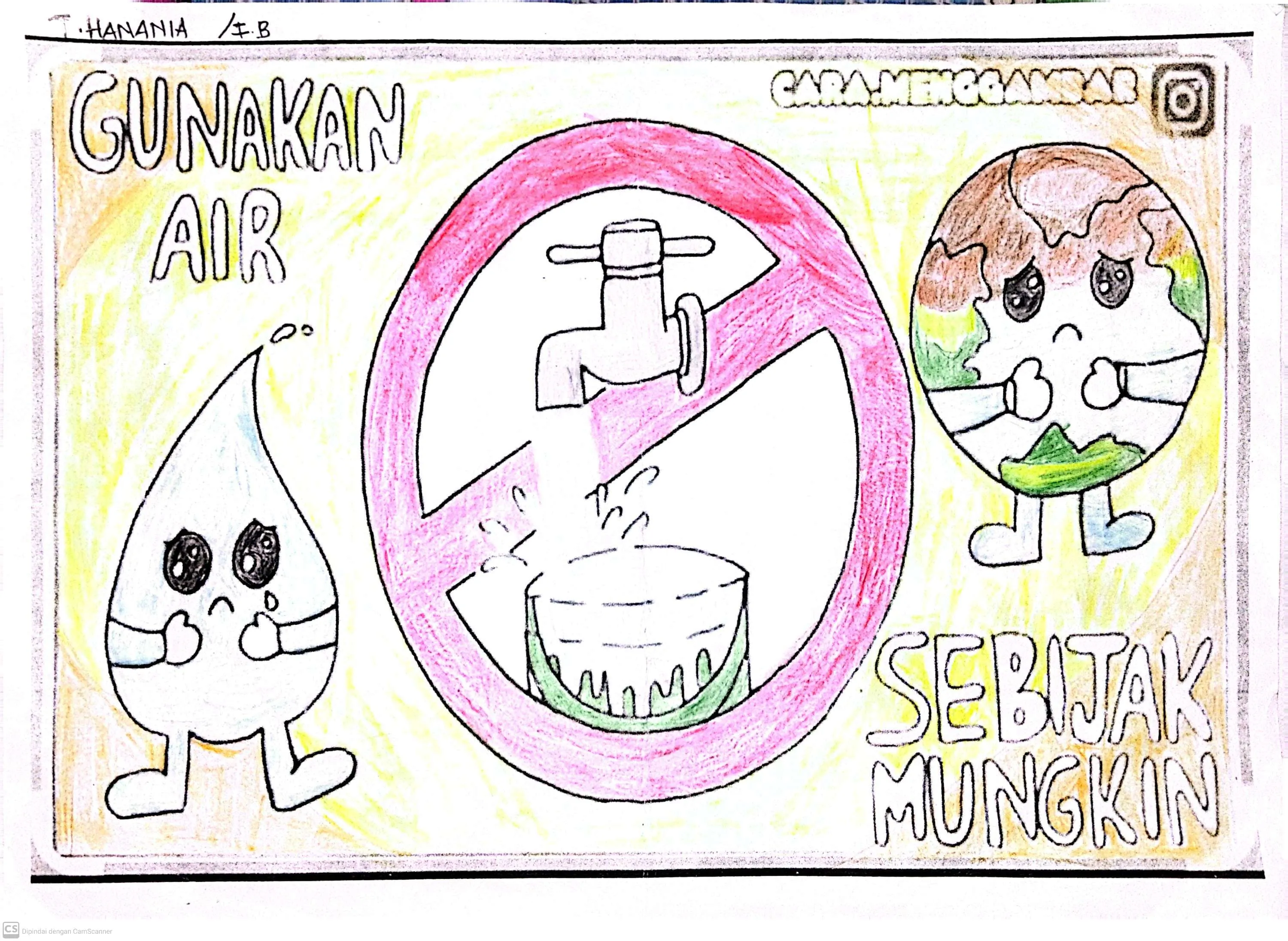 JANGAN MENGHAMBURKAN AIR YA