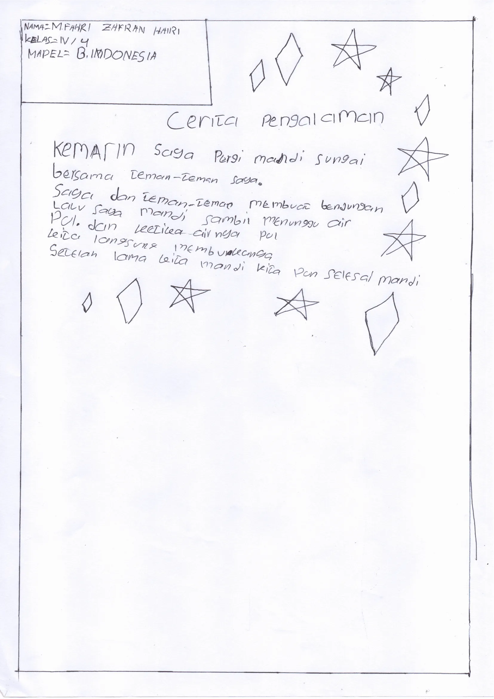 CERITA PENGALAMAN