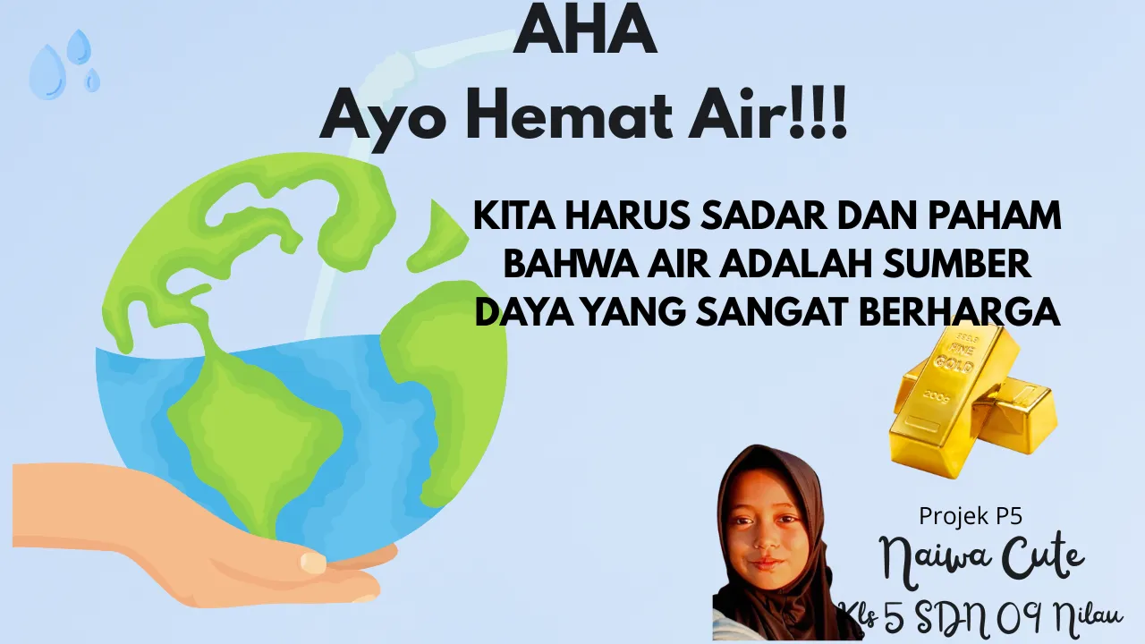 Poster Aksi Hemat Air