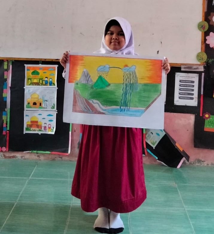 Melukis dan Mewarnai Siklus Air