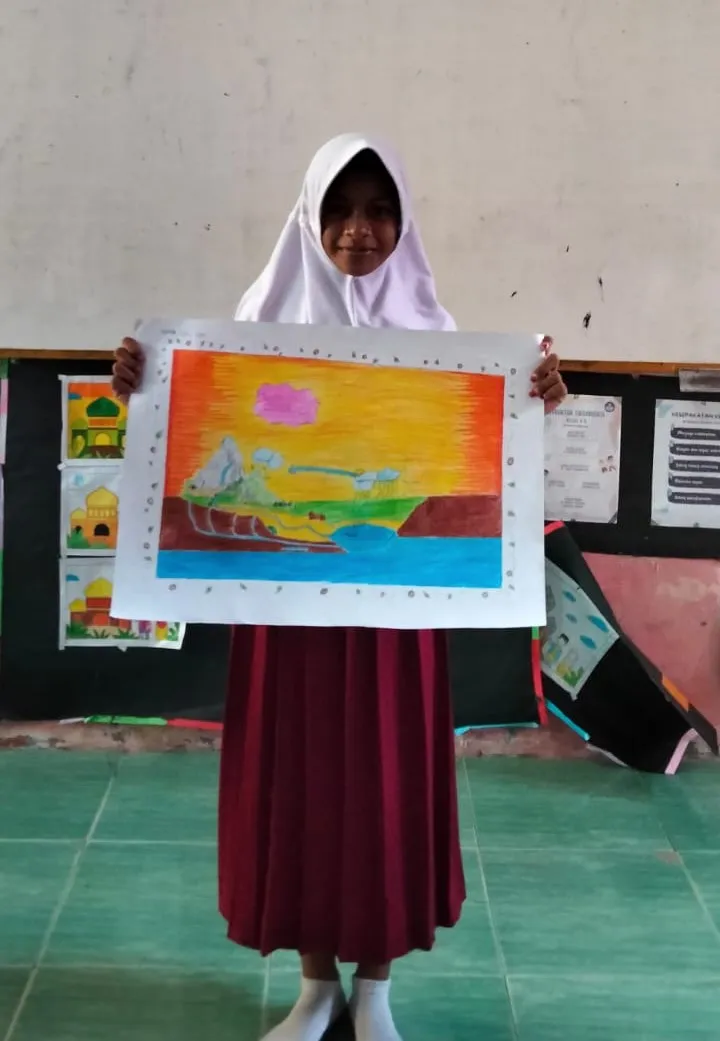 Melukis dan Mewarnai Siklus Air