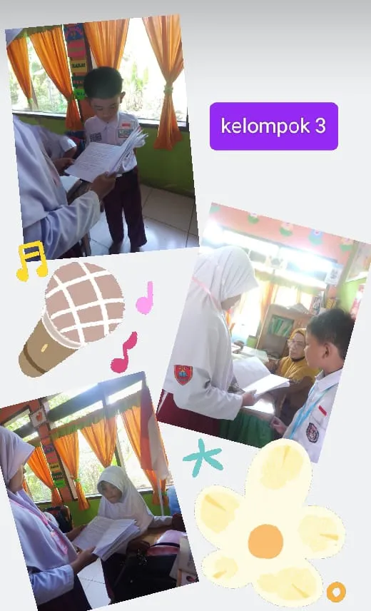 Mewawancarai tentang permasalahan air di lingkungan sekolah bersama teman  hisba Syafira Aufa Ibrahim