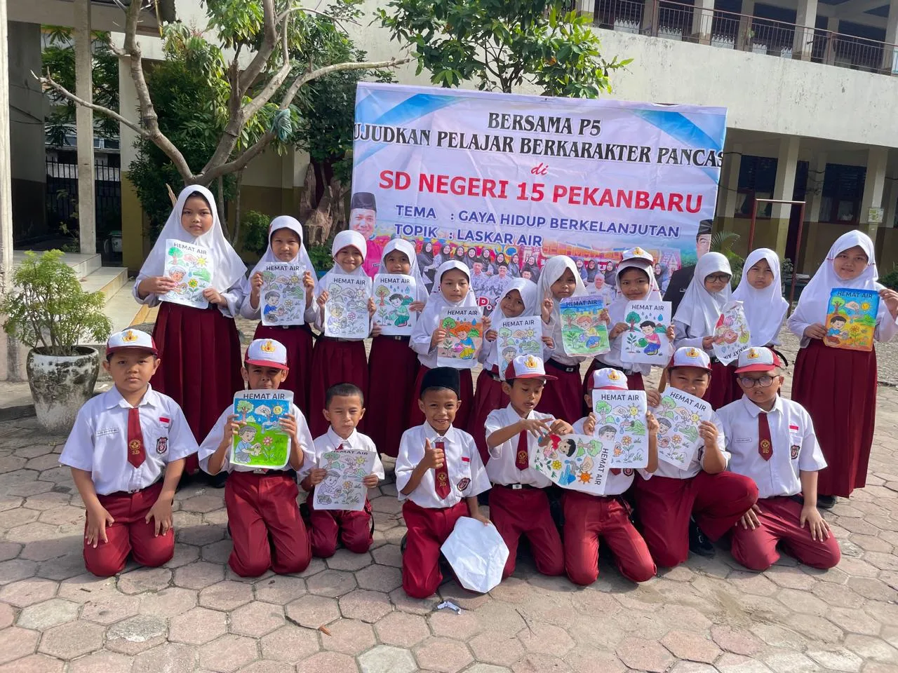 GELAR KARYA P5 EDUKASI AIR KELAS 2A SDN 15 PEKANBARU
