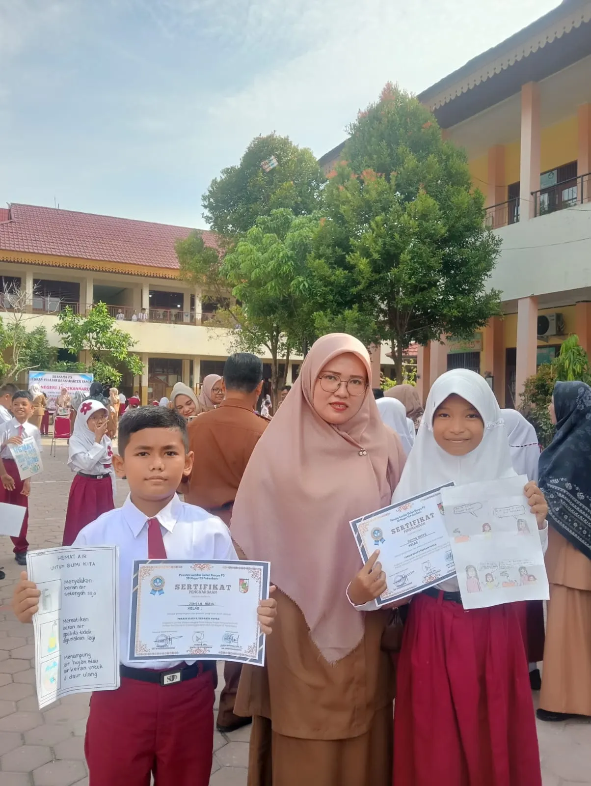 GELAR KARYA P5 EDUKASI AIR KLS 5B SDN 15 PKU