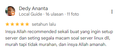 Testimoni Google Review