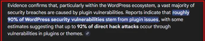 90% celah masuk malware dari plugin