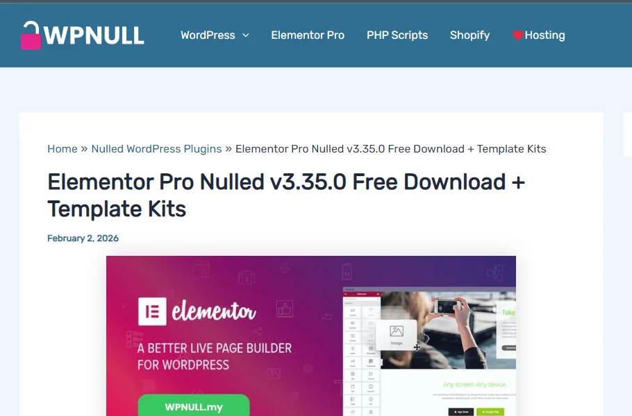 penggunaan plugin nulled