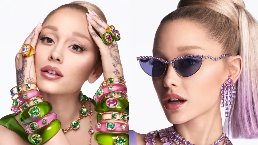 Ariana Grande di Kampanye Swarovski Spring 2025, Tampil Bak Diva Era 60an!