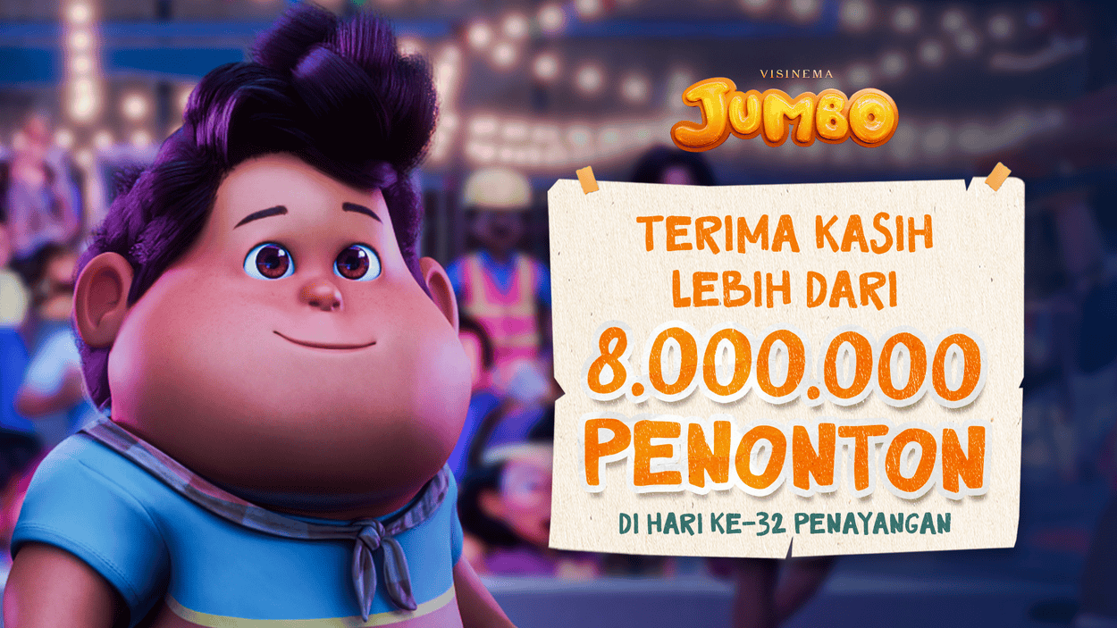 Belum Redup! JUMBO Tembus 8 Juta Penonton dan Tetap Rajai Bioskop Lebaran