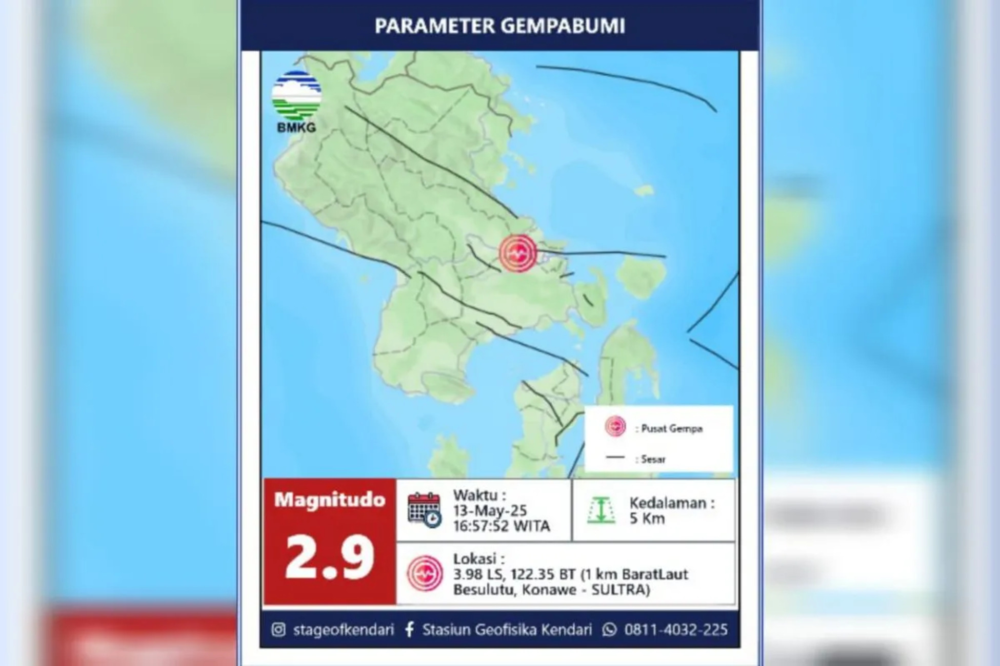 Gempa Guncang Konawe dan Kendari, BMKG Ungkap Penyebab dan Peringatan Penting untuk Warga