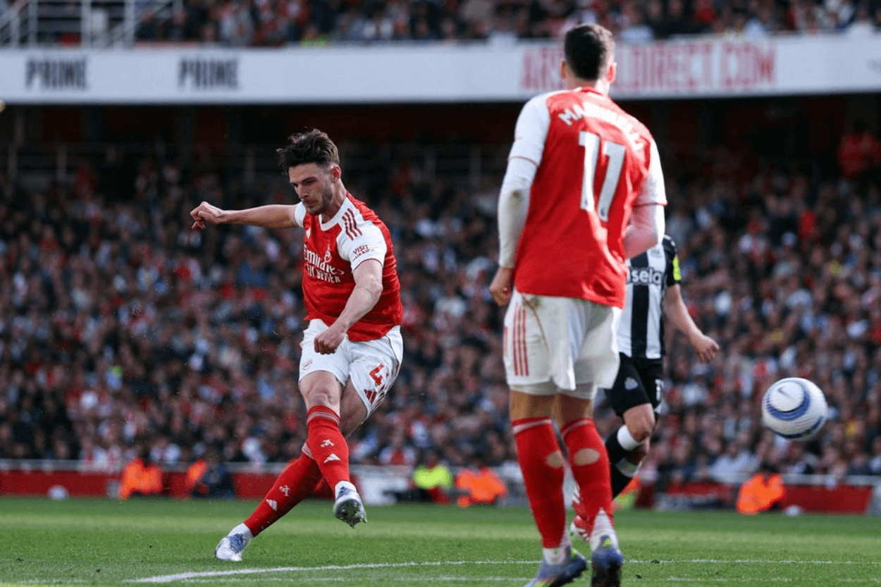 Declan Rice Bawa Arsenal Raih Posisi Runner-up, Tinggalkan Newcastle Dalam Tekanan