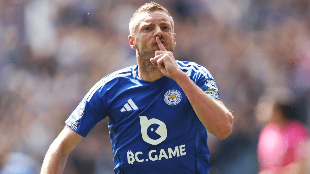 Jamie Vardy Tutup Karier di Leicester dengan Gol ke-200 yang Spektakuler