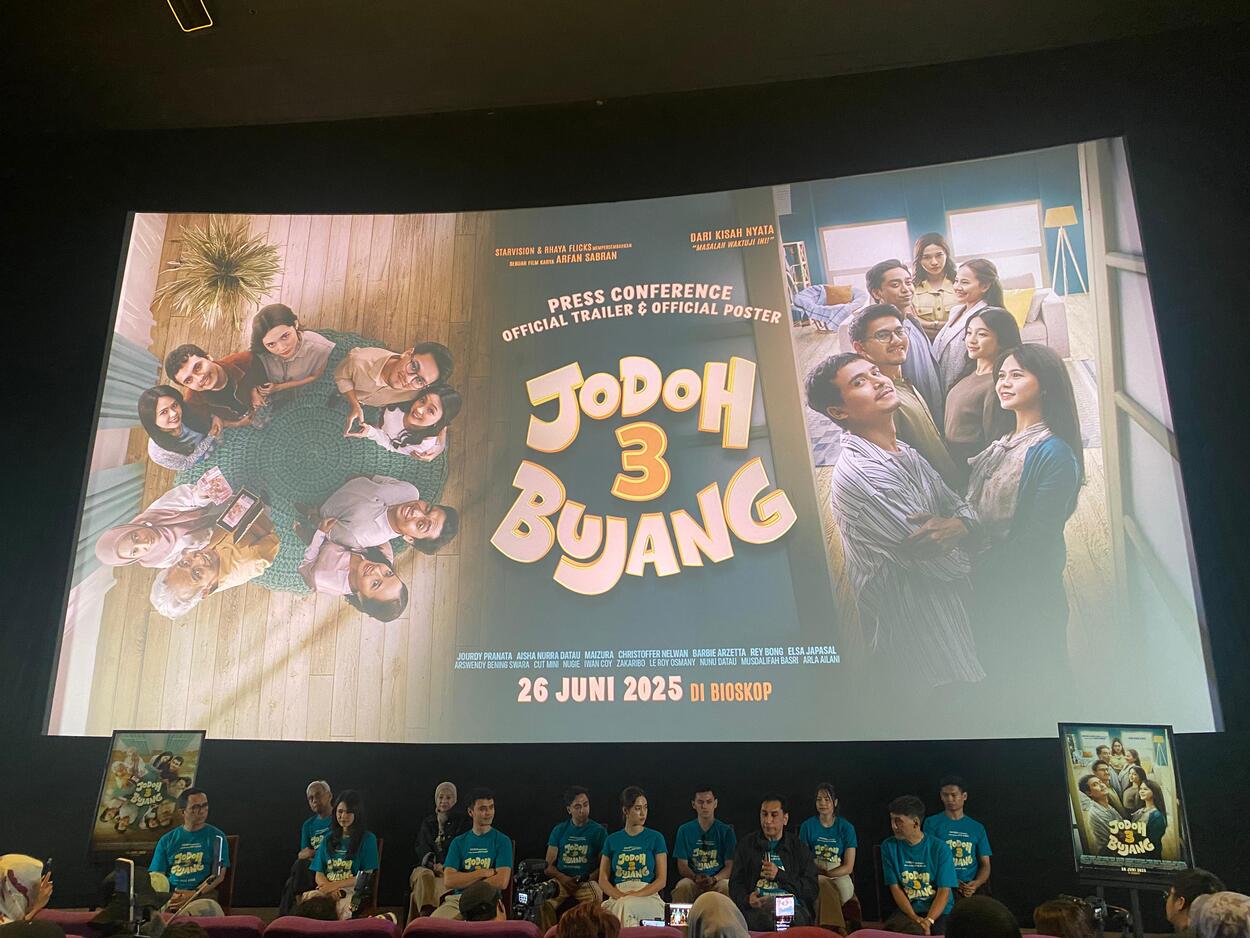 Debut Fiksi Arfan Sabran: Film Jodoh 3 Bujang, Drama Komedi Keluarga yang Penuh Makna