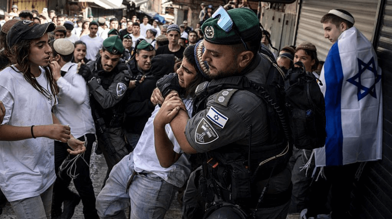 Ribuan Warga Israel Ikut Pawai Rasis, Kawasan Muslim di Yerusalem Mencekam