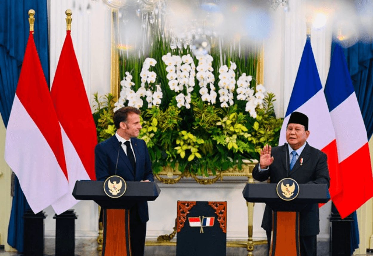 PLN Gandeng HDF dan PT SMI, Dukung Transisi Energi Hijau Disaksikan Prabowo-Macron