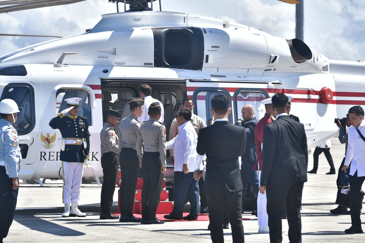 Helikopter AW 189 Milik Polri, Cetak Sejarah Terbangkan Prabowo-Macron