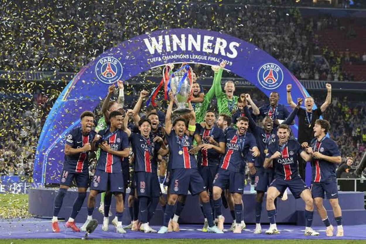 PSG Juara Liga Champions Pertama Setelah Bantai Inter Milan 5-0