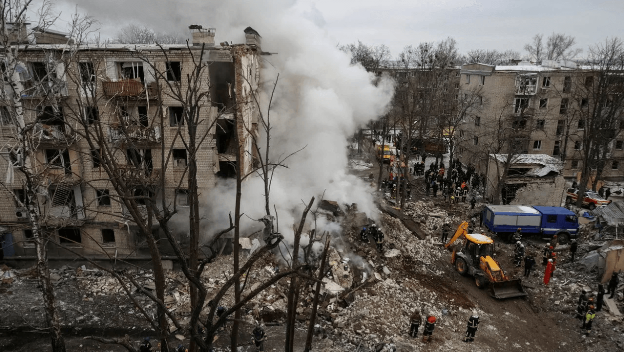 Serangan Pecah di Kharkiv, Kyiv, dan Odesa: Rusia Hantam Target Sipil, Tiga Tewas