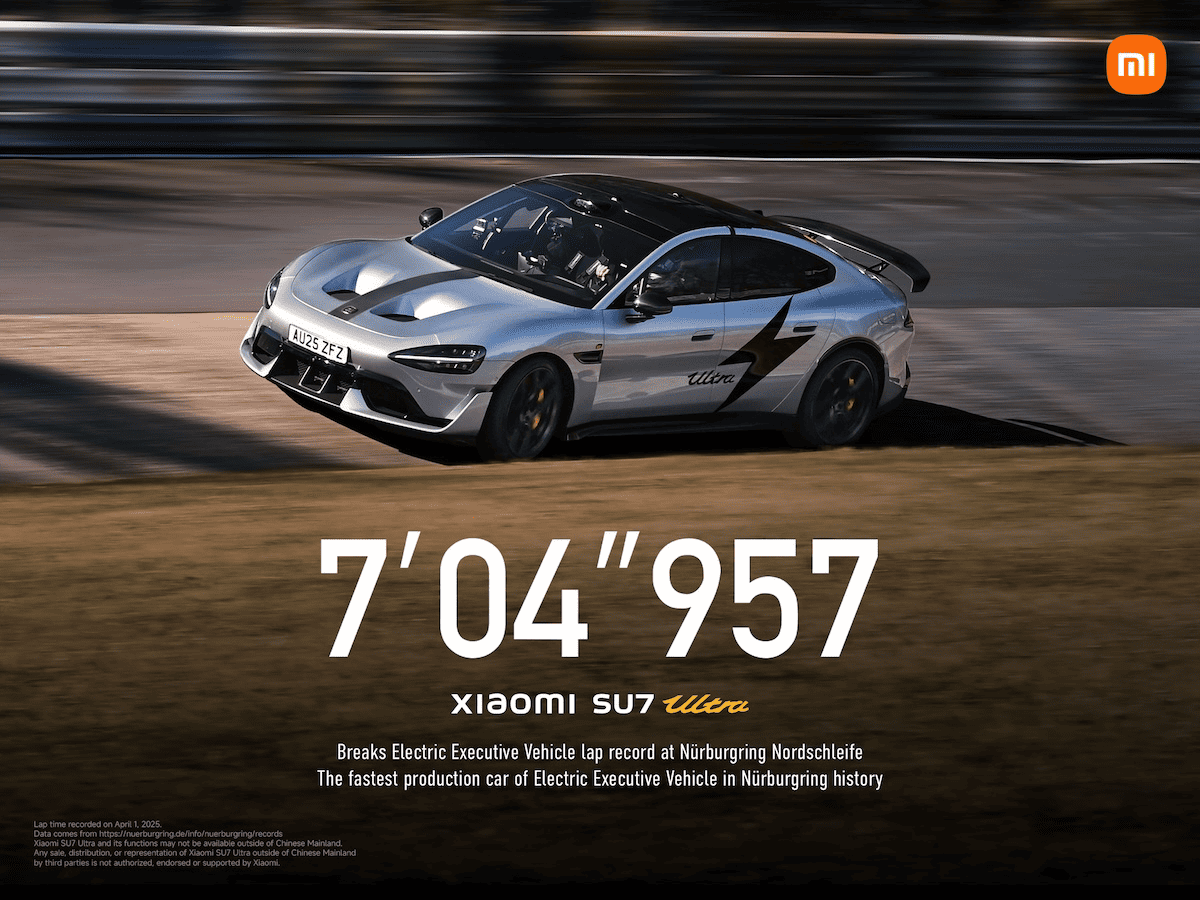 Bukan Main! Xiaomi SU7 Ultra Tembus 350 Km/Jam, Pecah Rekor di Trek Legendaris Dunia