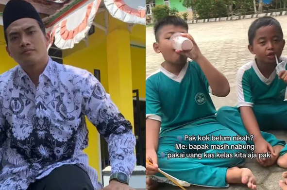 Guru Masih Jomblo Disarankan Nikah Pakai Uang Kas Kelas! Aksi Murid Ini Bikin Netizen Ketawa Campur Meleleh