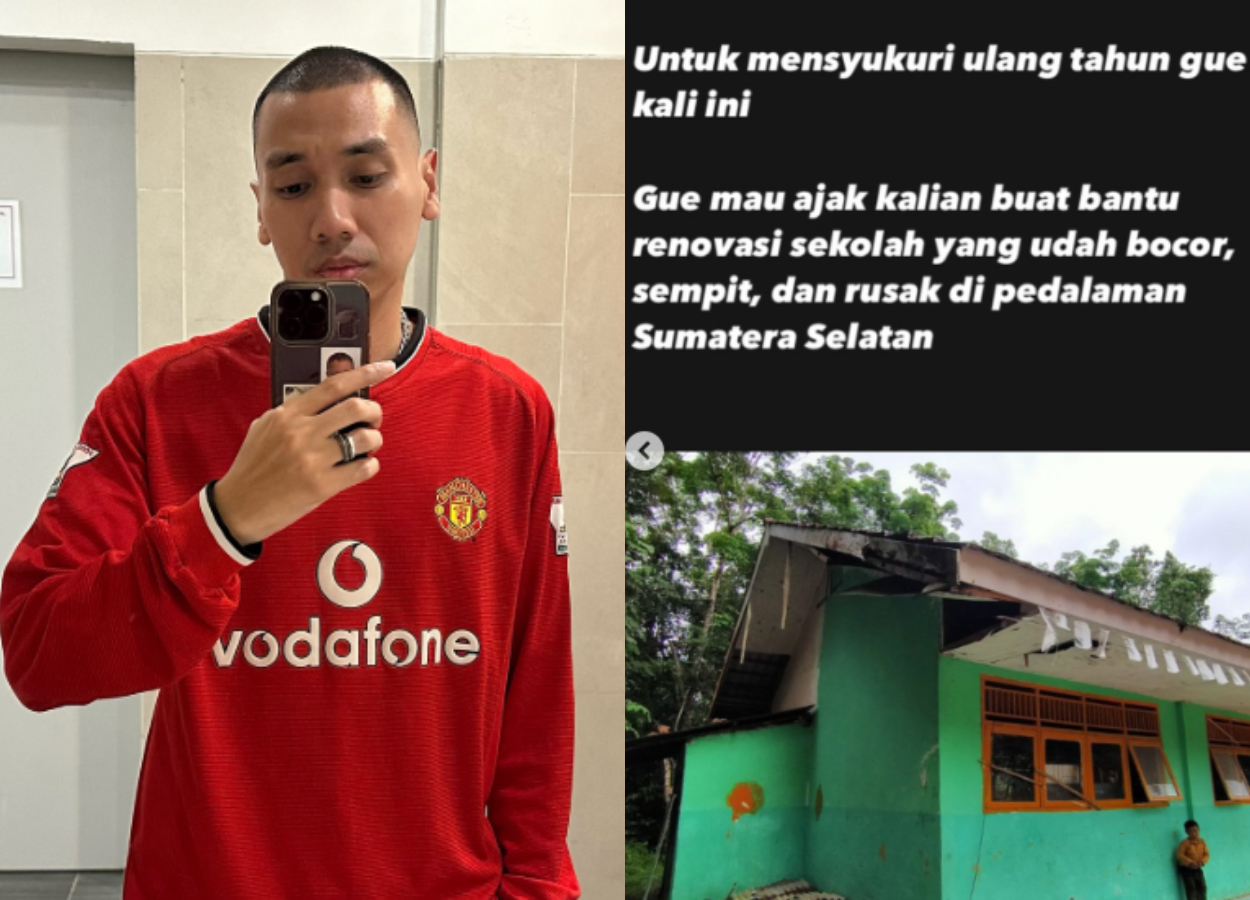 Ultah ke-38, Rayi RAN Pilih Galang Dana untuk Sekolah Rusak di Sumatera Selatan, Bukan Pesta!
