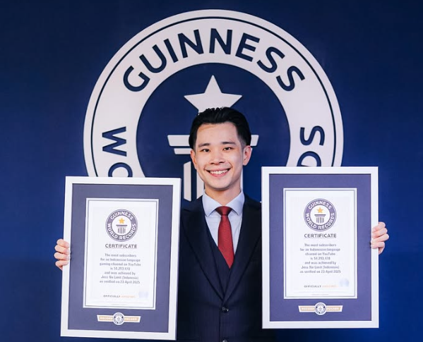 Profil Jess No Limit: YouTuber Indonesia Pertama yang Tembus Guinness World Records, Subscriber 54 Juta Lebih!