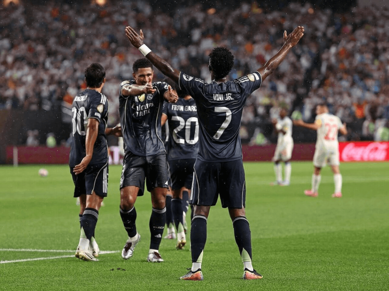 Vinicius Jr. dan Valverde Menggila, Real Madrid Menang Telak atas Salzburg di Club World Cup
