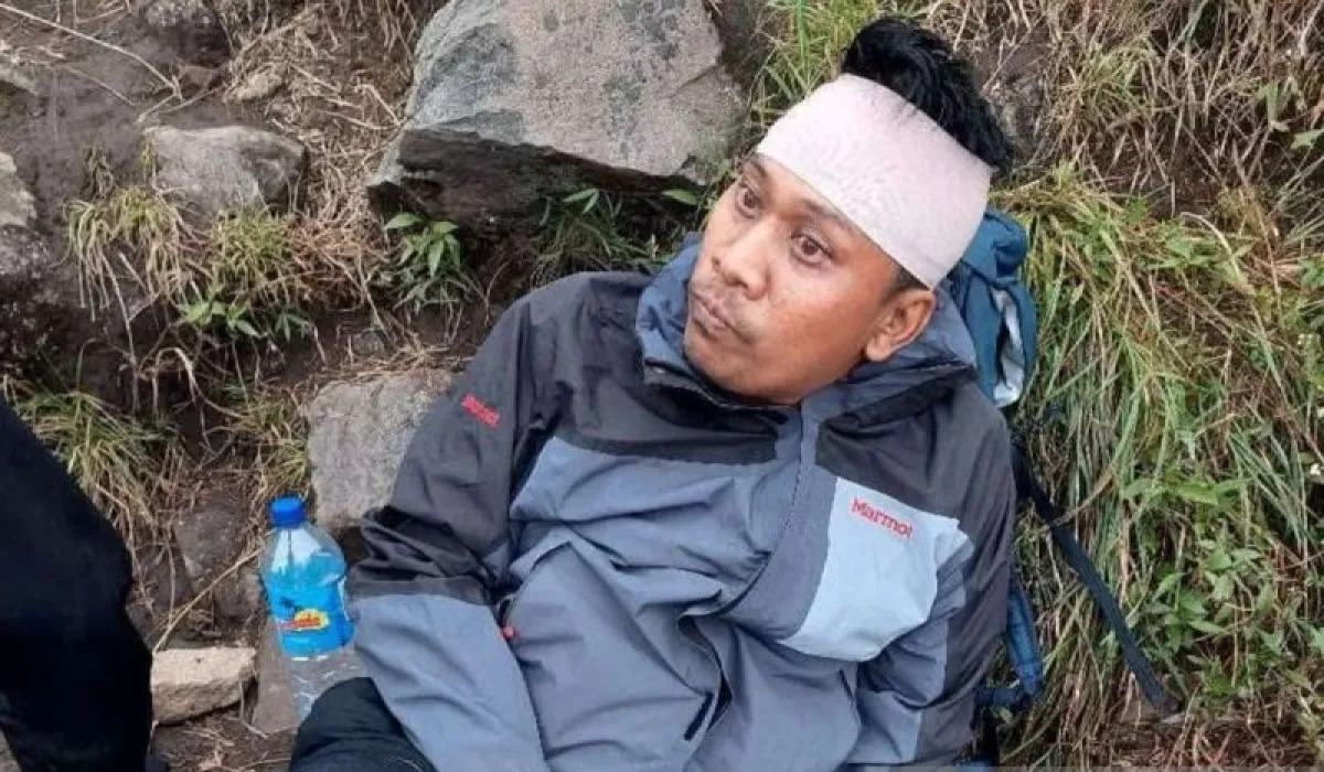 Nyaris Celaka di Gunung Rinjani! Pendaki Asal Malaysia Tergelincir di Jalur Segara Anak