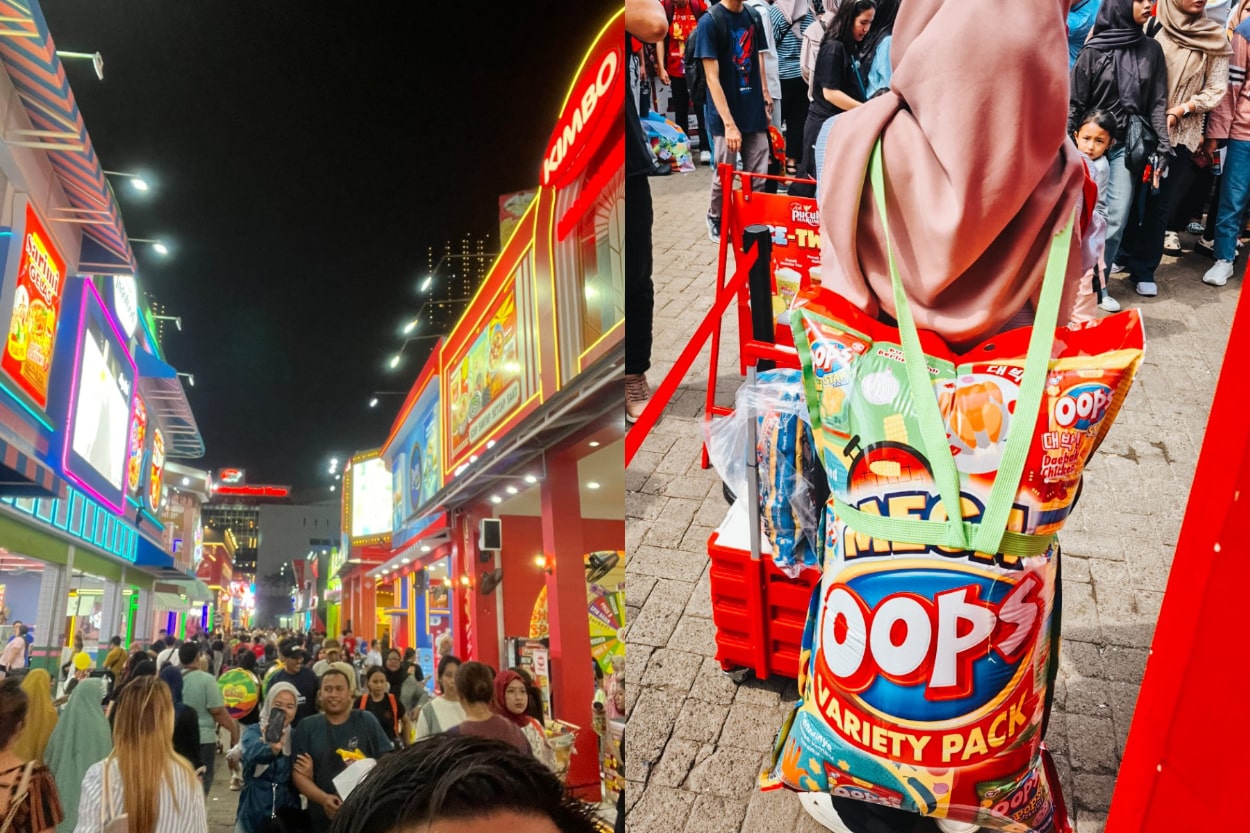 Jajanan Tas Jumbo di Jakarta Fair 2025 Lagi Viral, Harganya Bikin Penasaran!